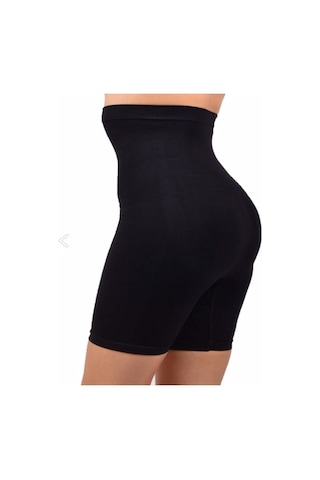 Elite Kadın Dikişsiz Yüksek Bel Paçalı Korse Siyah