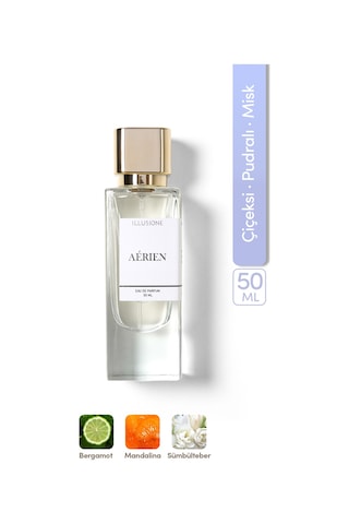 Aérien Edp Kadın Parfüm 50ml Çiçeksi-pudralı-misk Melek Otu, Sümbülteber, Amber, Vanilya