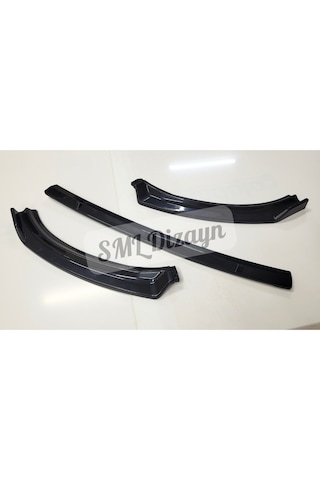 2018-2019-2020-2021 Polo Ön Lip Ek Karlık 3 Parça Plastik Siyah