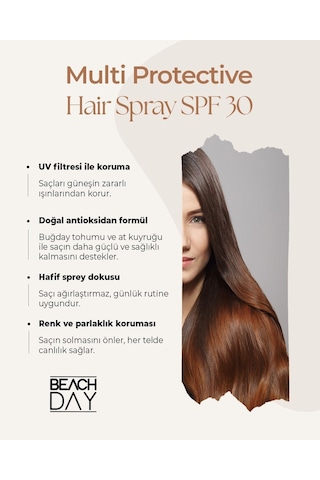 Beach Day Saç İçin Güneş Koruma Spreyi 100 ML