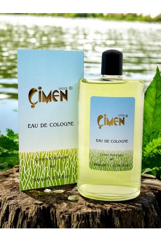 Yassı Cam Şişe Çimen Kolonyası 200 Ml