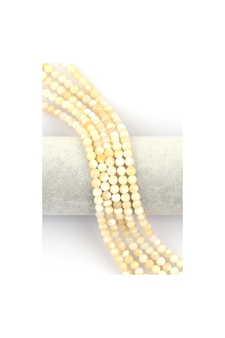 Aragonit Doğal Taş Dizi 6 MM Küre Kesim 66152161 Siyah