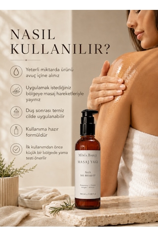 Minia Bahçe Sports Masaj Yağı - 100 Ml