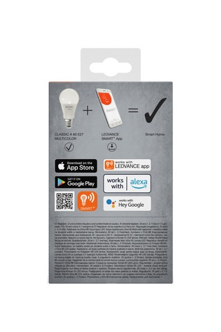 Ledvace Smart Led 9W RGBW 806lm E27 Duy WIFI Kontrollü Led Ampul