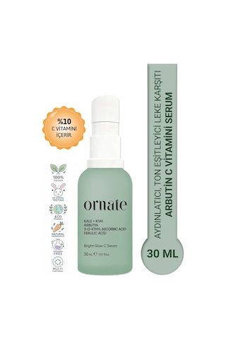 Aydınlatıcı Renk Tonu Eşitleyici Leke Karşıtı C Vitamini Arbutin Serum Ascorbic Acid 10 + 0.5 Fer.
