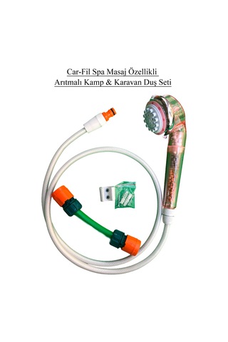 Car-fil Spa Masaj Özellikli Arıtmalı Kamp & Karavan Duş Seti