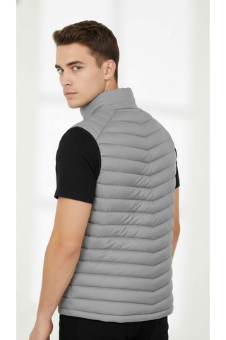 Plus Scorpion Erkek Şişme Mevsimlik Yelek Hafif, Fermuarlı, Şık Ve Rahat S-xxl Antrasit