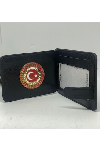 Trendcüzdan Tbmm Kredikartlık %100 Hakiki Dana Derisi Siyah