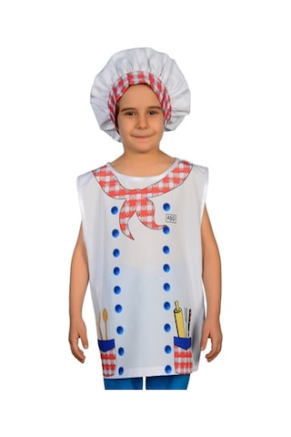 NessiWorld And-5118 Aşçı Kostümü Beyaz