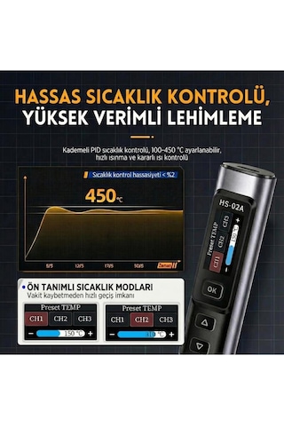 Fnırsı Hs 02a Akıllı Elektrikli Havya 100w