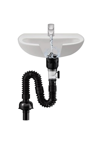 Mutfak Ve Banyo İçin Koku Ve Tıkanma Önleyici Lavabo Gider Borusu