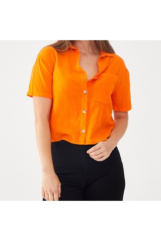 Kadın Oranj Gömlek Turuncu