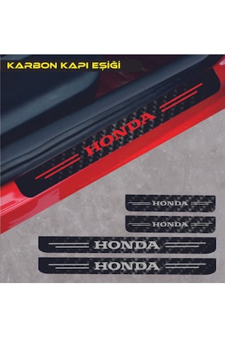 Honda Cr-z Bağaj Ve Kapı Eşiği Karbon Sticker Set
