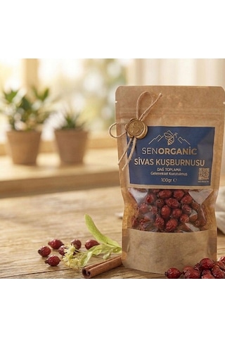 Sen Organic Sivas Kuşburnu Premıum Özel Hasat 100 G