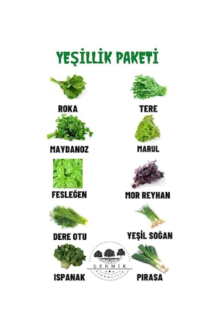 10 Çeşit Karışık Tohum Paketi 1