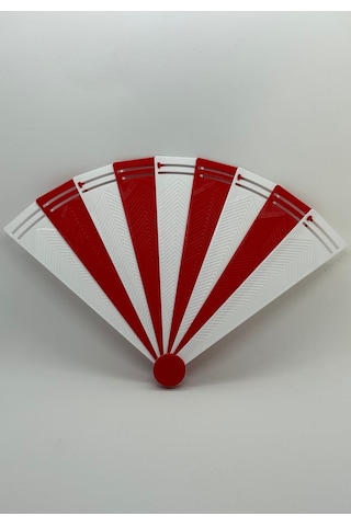 Yelpaze Serinleten Tasarımlar- Kırmızı Beyaz
