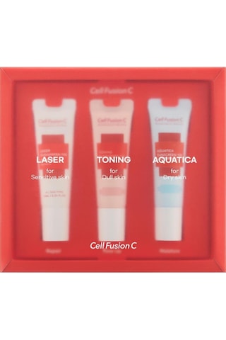 Cell Fusion C Aquatica + Laser + Toning Sunscreen 100 Güneş Kremi SPF50+ 3 x 10 ML