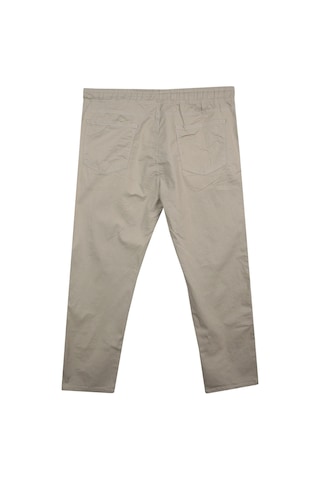 Erkek 118 -156 Kilo Arası İçin Uygun Lastikli Paça Bağcıklı Battal Boy Gabardin Pantolon Taş Taş