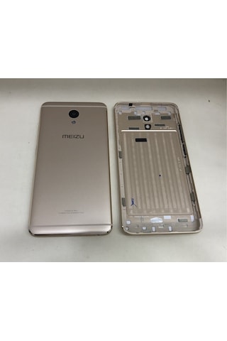 Meizu M5 Note M621h Kasa Arka Kapak Pil Kapağı - Füme - Koyu Gri