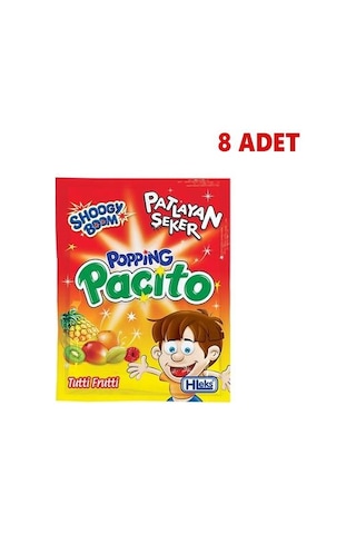 Hleks Popios Pat layan Şeker Tutti Frutti (8 Adet)
