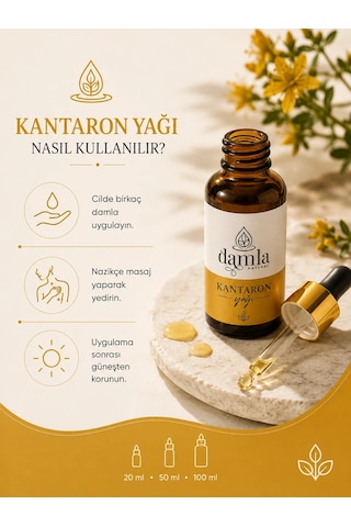 Biodamla Natural Kantaron Yağı 100 Ml