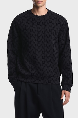 Emporio Armani Tamamı Logolu Pamuklu Bisiklet Yaka Sweat Erkek Sweat Em006874 Af10013 Fb569 Lacivert