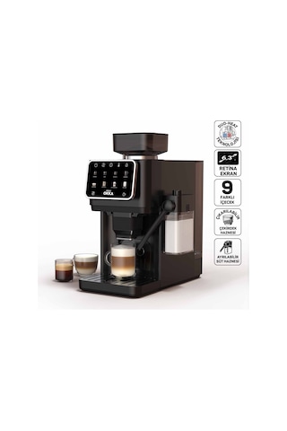 Arzum OK0042 Okka Barista Pro 1400W Duo Heat Teknolojisi Otomatik Espresso Makinesi