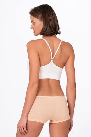 Kadın Modal Boxer Şort Ten Kompedan K23920 Ten