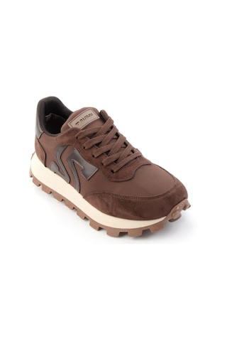 Bambi Kahve Süet Kadın Sneaker K01791073972