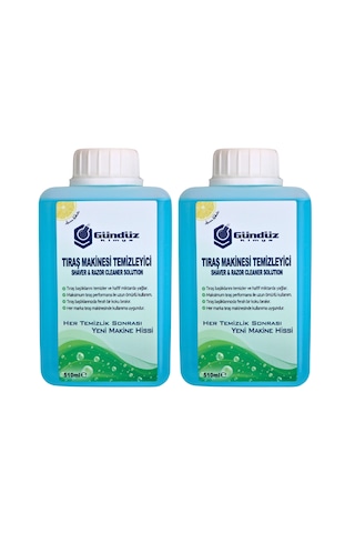 Tıraş Makinesi Temizleme Sıvısı 510 Ml X 2 Adet Braun, Philips, Panasonic Uyumlu