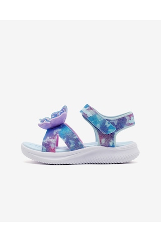 Skechers Jumpsters Sandal Büyük Kız Çocuk Mavi Işıklı Sandalet 303109l Blmt Mavi