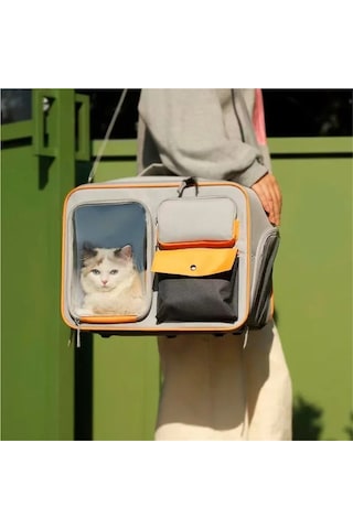 Jialan Büyük Kapasiteli Kedi Ve Köpek Sırt Çantaları Nefes