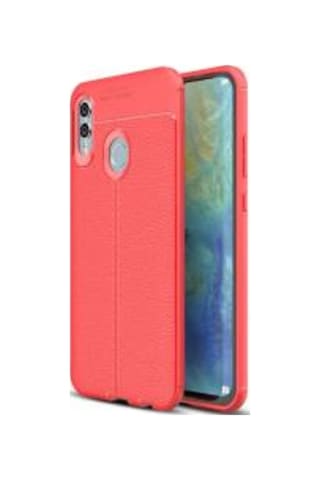 Huawei P Smart 2019 Kılıf Zore Niss Deri Desenli Silikon Kılıf