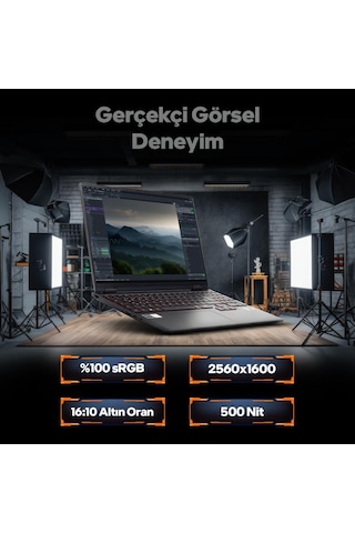 Game Garaj Slayer SR7T-5060-C1 R7-255 16 GB 1 TB SSD RTX5060 15.3" Free Dos Dizüstü Bilgisayar