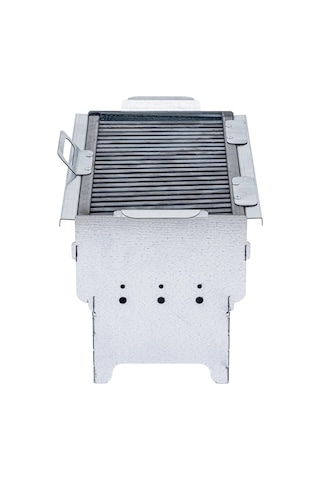 Katlanabilir Ayaklı Portatif Mangal - Paslanmaz - Argeus - Orta - Taşıma Çantalı Diğer