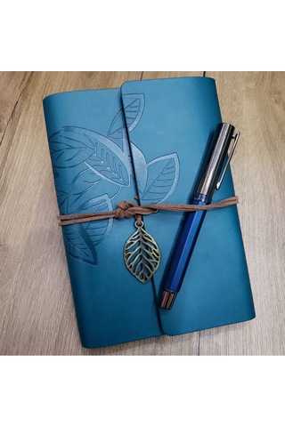 Hediyelik Mavi Küçük Boy Defter Mavi