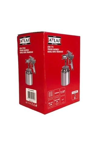 Atlas ATW-77S25 2.5 Nozul Yüksek Basınçlı Havalı Boya Tabancası