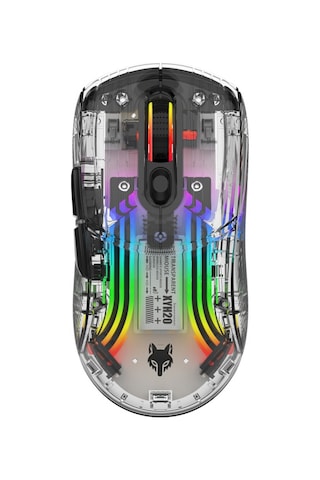 Reedark Xyh20  Bt5.0 2.4g Kablosuz  3 Modlu 2.4g Kablosuz Bt5.0 Ve Usb Kablolu Şeffaf Rgb