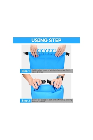 Flybuy Yüzer Su Geçirmez Sırt Çantası 20l Pvc Kayıkçılık, Balıkçılık Ve Akıntı İçin Sarı Dry Bag Sarı