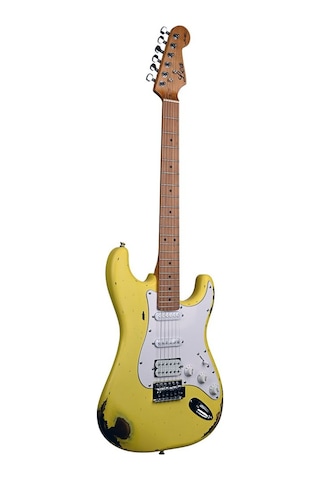 Lea Rlc-100 Ylw Limited Edition Heavy Relic Elektro Gitar Yellow