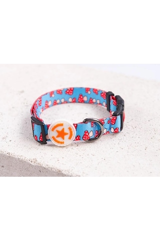 Pawstar Mushroom Boyun Tasması M Boyun Çevresi: 32 Cm X 48 Cm Çok Renkli