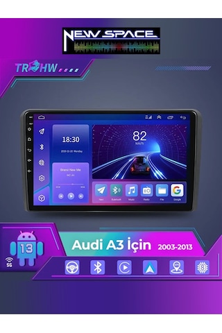 Audi A3 Android 6gb Ram 128gb Rom 8 Çekirdek Carplay Multimedya