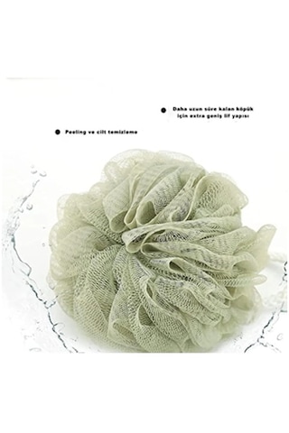 Banyo Lifi Yumuşak Top Lif Naturel Ponpon Banyo Lifi 35 Gr Yumuşak Banyo Lifi Çok Renkli Çok renkli