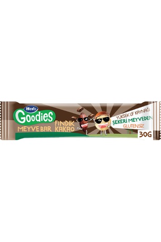 Hero Goodies Fındık Kakao Meyve Bar 30g X15