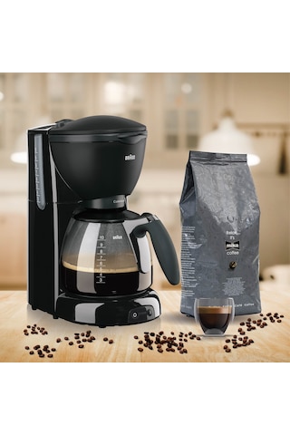 Braun KF560 CaféHouse PureAroma Plus Filtre Kahve Makinesi + 1 Paket 250 G Miko Filtre Kahve