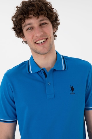 U.S. Polo Assn. Erkek Regular Fit Polo Yaka Kobalt Mavi Basic Tişört 50306011-VR077