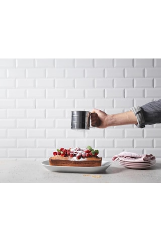 Çelik Idealısk Un Eleği, Paslanmaz Çelik, 10,5 Cm Çok Renkli