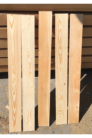 2X7 Cm Silinmiş Tahta 1.Sınıf 10 Adet