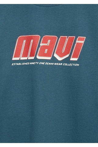 Mavi - Mavi Baskılı Mavi Tişört 6610412-70771 Yeşil