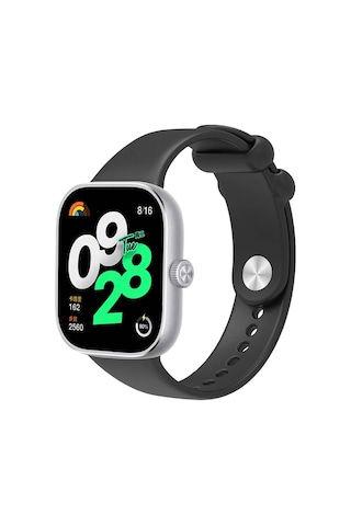 Zore Xiaomi Redmi Watch 4 Clo- Krd-109 Silikon Kordon-siyah